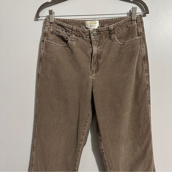 Talbots stretch mocha color corduroy pants size 8  - Picture 4 of 8